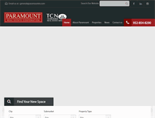 Tablet Screenshot of paramountre.com